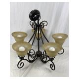 Oil-Rubbed Bronze Chandelier 5-Light Fixture.