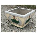 Decorative Concrete Garden Planter.