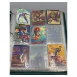 X-MEN/MARVEL Trading Cards In Binder.