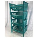 Stackable Plastic Organizer Bins.