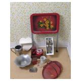 Silver Plate, Mugs, Candles, Heart Shelf, More