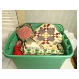 Tote of Quilt Squares, Material