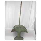 Victorian Wicker Flower Basket