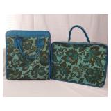 Carpet Bag Suitcase, and Over Night Bag