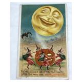 1911 Halloween Postcard (Four Witches-
