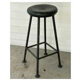 Heavy Duty Industrial Stool. 12In Dia, 26In Tall.
