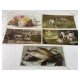 Late 19Century Prints. 9x 16Inches.