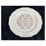 Walkerton Centennial Plate. 1856-1956