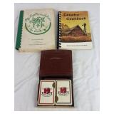 North Liberty IN Cookbooks, & Playing Cards.