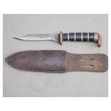 Vintage Knife w/ Leather Sheath