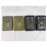 4 Antique Books: