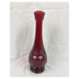 Wheaton Ruby Red Bud Vase