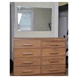 Dresser and Wall Mirror