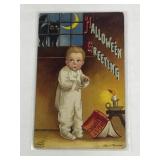 Circa 1910 Halloween Postcard by Ellen H.-