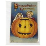 1912 Halloween Postcard by Ellen Hattie-