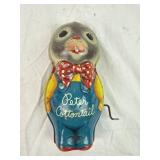 VTG Tin Litho Peter Cottontail Wind-Up Toy