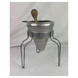 Wear-Ever No. 8 Aluminum Cone Colander Strainer.