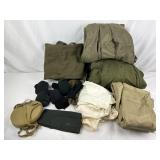 WWII Seabag Trench Coat, Pants, Socks, Cover, Etc