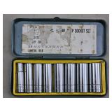 3/8 Drive Deep Socket Set 3/8' - 13/16'