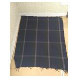 Montgomery Wards Wool Blanket 63' x 59'