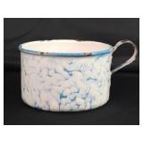 Blue Swirl Enamel Cup