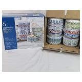 Signature Housewares Microwavable Bowls, Lids