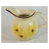 Hull Ball Pitcher No 46 with Daisy/ Sunflowers