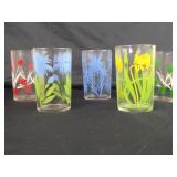 Vintage Juice Glasses 1 Chipped