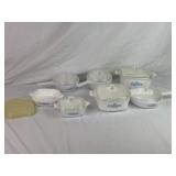 Corningware Casserole Set with Blue Cornflower