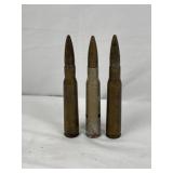 WWII 50 Caliber Bullets. (Inert Rounds)