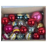 VTG Glass Christmas Ornament Globes.