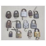 Group of Padlocks