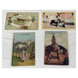 1910-40s Horse Related Post Cards.