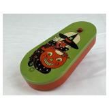 T Cohn 1940s Tin Litho HALLOWEEN Noisemaker
