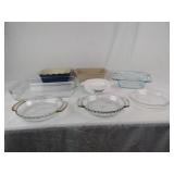 Pyrex, Anchor Hocking Casseroles, Pie Plates,