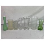 Glass Vases.