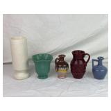 Stoneware Flower Vases.