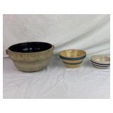 Stoneware Bowls. (Cracked)