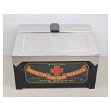 Nu-Vita Barber Sanitary Sterilizer Box, good cond.