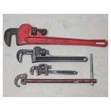 Assorted Pipe Wrenches