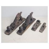 Stanley Bailey No. 5, 102, & 220 Hand Planes