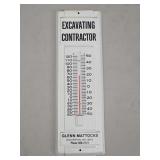 Glenn Mattocks Excavating Thermometer, works