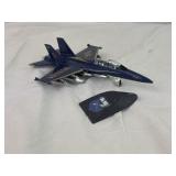 Blue Angels US Navy Diecast Plane Toy Fighter Jet