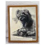 1972 Photo Of Exhibition Train Walkerton IN B&O