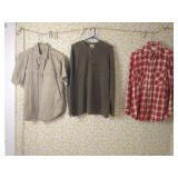 Big Mac S L Flannel, Eddie Bauer Sweater, Work