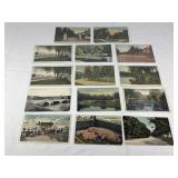 South Bend Indiana Parks/ Bridges Post Cards