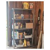 5 Tier Storage Rack and Contents 71x36x18