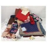 Sewing Material Scraps.