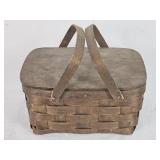Small Vintage Picnic Basket