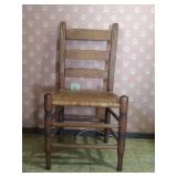 Wood Chair with Cane Seat